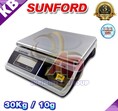 ตาชั่งดิจิตอล เครื่องชั่งตั้งโต๊ะ พิกัด 30kg ค่าะเอียด 10g ยี่ห้อ SUNFORD รุ่น FC31 ผ่านการตรวจรับรองโดยสำนักงานชั่งตวงวัด กระทรวงพาณิชย์