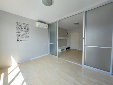 ขาย ห้องเปล่า สภาพดี แบบ 1 นอน ติดถนนรามคำแหง D Condo รามคำแหง 64 รูปที่ 3