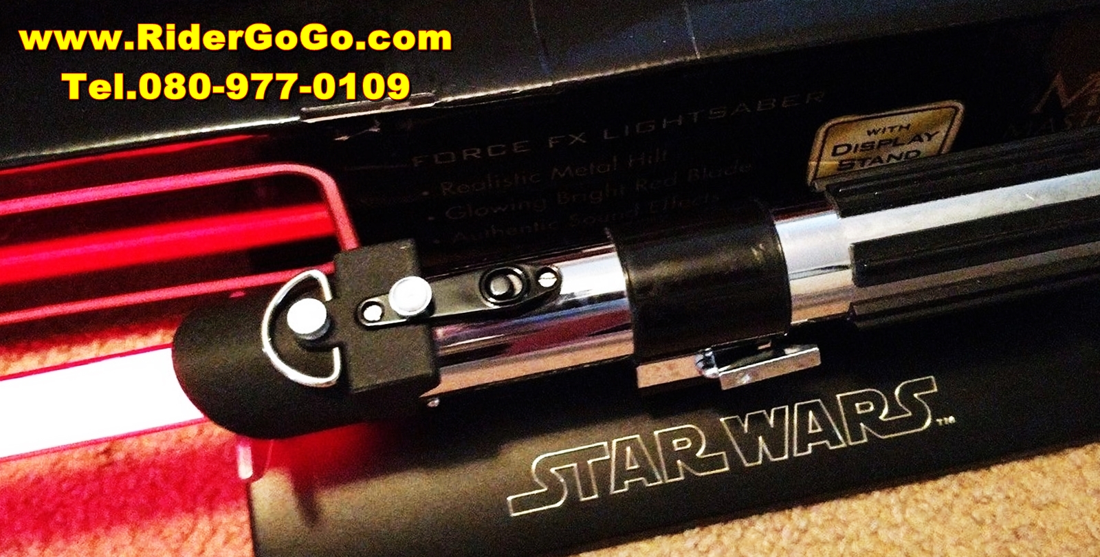 ดาบสตาร์วอร์ ดาบดาร์ธ เวเดอร์ Master Replicas Star Wars Darth Vader Lightsaber Collectible สภาพสวยใหม่ของแท้ รูปที่ 7