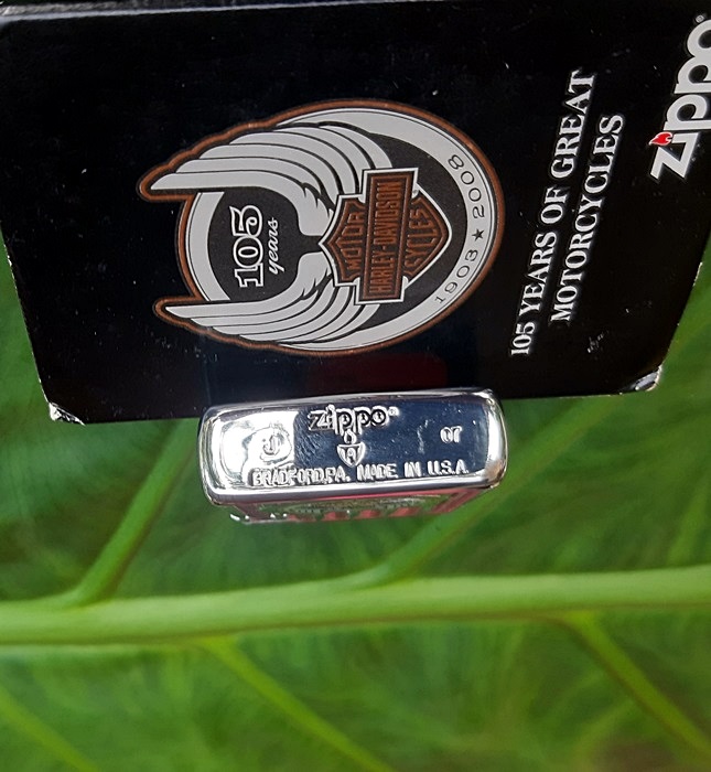 ZIPPO(ซิปโป้) HARLEY-DAVIDSON รุ่น105 YEARS OF GREAT MOTORCYCLES U.S.A  รูปที่ 5