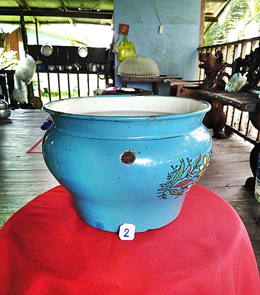 กระโถนลายดอกนูน(ใบ2.)  รูปที่ 2