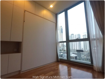 ให้เช่า คอนโด Wish Signature Midtown สยาม 27 ตรม. น่าอยู่มาก เฟอร์นิเจอร์ให้ครบ ใกล้ BTS ราชเทวี 350 เมตร. รูปที่ 1