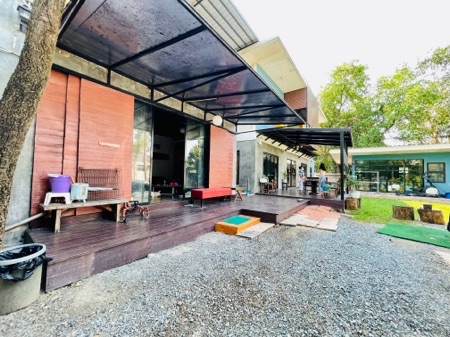 ขาย บ้านเดี่ยว รามอินทรา 14 แยก 8 ขนาด 420 ตรม. 181 ตร.วา ติดคลอง ตกแต่งสไตล์ loft บรรยากาศเหมือนอยู่รีสอร์ท ใกล้สถานีมัยลาภเพียง 600 ม รูปที่ 2
