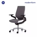 Modernform เก้าอี้ Steelcase ergonomic รุ่น Gesture พนักพิงกลาง แบบWrap โครงเงิน หุ้มผ้าเทา เก้าอี้เพื่อสุขภาพ เก้าอี้ผู้บริหาร เก้าอี้สำนักงาน เก้าอี้ทำงาน เก้าอี้ออฟฟิศ เก้าอี้แก้ปวดหลัง ปรับความสูง และปรับความหนืดได้