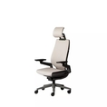 Modernform เก้าอี้ Steelcase ergonomic รุ่น Gesture พนักพิงสูง แบบ Wrap โครงเทา หุ้มผ้าเทาอ่อน
