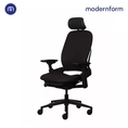 Modernform เก้าอี้ Steelcase ergonomic รุ่น Leap PP พนักพิงสูง ระบบโยกแบบเนเทอรัลกลายด์ เบาะเเละพนักผ้าสีดำ เก้าอี้เพื่อสุขภาพ เก้าอี้ผู้บริหาร เก้าอี้สำนักงาน เก้าอี้ทำงาน เก้าอี้ออฟฟิศ เก้าอี้แก้ปวดหลัง