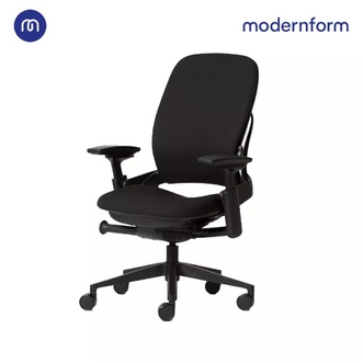 Modernform เก้าอี้ Steelcase ergonomic รุ่น Leap PP พนักพิงกลาง ระบบโยกแบบเนเทอรัลกลายด์ เบาะเเละพนักผ้าสีดำ เก้าอี้เพื่อสุขภาพ เก้าอี้ผู้บริหาร เก้าอี้สำนักงาน เก้าอี้ทำงาน เก้าอี้ออฟฟิศ เก้าอี้แก้ปวดหลัง รูปที่ 1