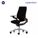 รูปย่อ Modernformเก้าอี้ Steelcase ergonomic รุ่นGesture พนักพิงกลางสีเงิน แบบ Wrap โครงเงิน หุ้มผ้าดำ เก้าอี้เพื่อสุขภาพ เก้าอี้ผู้บริหาร เก้าอี้สำนักงาน รูปที่2