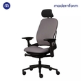 Modernform เก้าอี้ Steelcase ergonomic รุ่น Leap PP พนักพิงสูง ระบบโยกแบบเนเทอรัลกลายด์ เบาะเเละพนักผ้าสีเทา เก้าอี้เพื่อสุขภาพ เก้าอี้ผู้บริหาร เก้าอี้สำนักงาน เก้าอี้ทำงาน เก้าอี้ออฟฟิศ เก้าอี้แก้ปวดหลัง