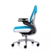 รูปย่อ Modernform เก้าอี้ Steelcase ergonomic รุ่น Gesture พนักพิงกลาง แบบ Wrap โครงเงิน หุ้มผ้าสีฟ้า เก้าอี้เพื่อสุขภาพ รูปที่3