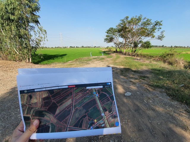พื้นที่ดิน ที่ดินอยุธยา 151000000 บาท.  area 27409 SQ.WA ใกล้กับ ใกล้โรงงานยาคูลท์ ใกล้ Zucata café- ราคาถูกเหลือเชื่อ ที่ดินกว้างดินถนนใหญ่ รูปที่ 1