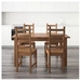 รูปย่อ Best Deal !! Table and 4 chairs antique stain 147 cm รูปที่2