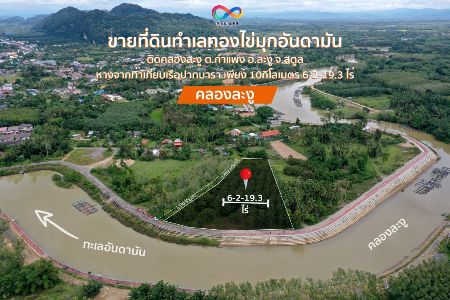 ขาย ที่ดิน ทำเลทองไข่มุกอันดามัน เหมาะสร้างรีสอร์ทติดคลองละงู 1 ไร่ สตูล เมืองแห่งพระสมุทรเทวา รูปที่ 3