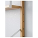 รูปย่อ Best Deal !! Wallmounted workspace combination bamboo white 213x35x176 cm รูปที่3