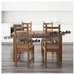 รูปย่อ Best Deal !! Table and 4 chairs antique stain 147 cm รูปที่4