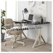 รูปย่อ Best Deal !! Desk sitstand black beige 120x70 cm รูปที่4