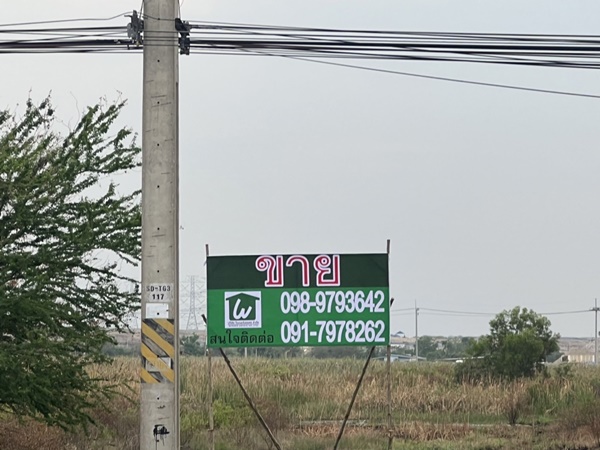 ขายที่ดิน 15ไร่ กำแพงแสน ติดถนน มาลัยแมน ข้างเอกวัสดุ รูปที่ 3