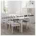 รูปย่อ Best Deal !! Table and 4 chairs white Orrsta light grey 120180 cm รูปที่4