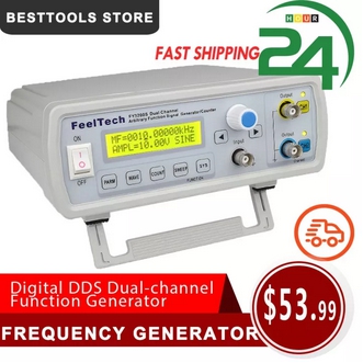 Digital DDS Ftion Generator High Precision Signal Generator Dualchannel Frequency Generator Sine Wave 12Bits 250MSas24MHz รูปที่ 1