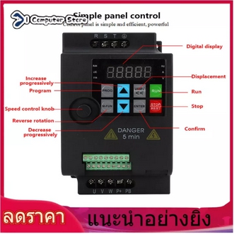 【วันนี้เท่านั้น】SKI780 2.2kw 380V 3 Phase Input \u0026 Output Motor VFD Frequency Converter Inverter รูปที่ 1