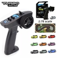 Turbo Racing 1:76 MINI 2.4Ghz Full Scale RC Professional Electric Remote Control Model Car