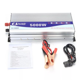 Inverter 12V24V48V 220V 5000W 10000W Peak Modified Sine Wave Power Voltage Transformer Inverter Converter + LCD Display รูปที่ 1