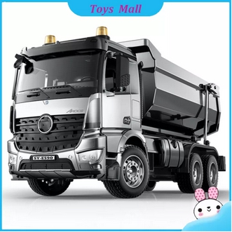 120 E590 Rc Dump Truck Remote Control Super Car Model Electric Loader Alloy Engineering Vehicle Beach Toys For children Boys รูปที่ 1