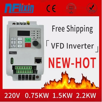 1.5KW2.2KW 220V Frequency Converter Adjustable Speed For CNC Spindle Motor Control VFD Converter Inverter รูปที่ 1