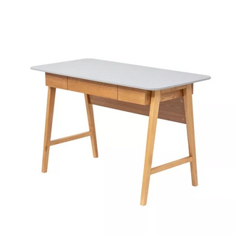 ลดพิเศษสุดๆ MODERNFORM โต๊ะทำงาน รุ่น NATURA ท็อปโต๊ะสีเทา ขาไม้แอช ขนาด 120DX60WX76H CM. ราคาถูก โปรโมชั่นพิเศษ ลดวันนี้วันเดียว โต๊ะ โต๊ะทำงาน โต๊ะคอม โต๊ะพับ รูปที่ 1