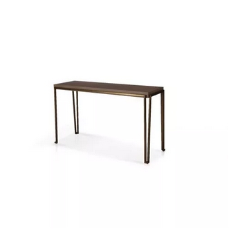 ลดพิเศษสุดๆ modernform คอนโซล รุ่นDEAN ขนาดS13545H78 ขาสแตนเลสปัดทองเหลือง ท็อปวีเนียร์สีเทาขาว ราคาถูก โปรโมชั่นพิเศษ ลดวันนี้วันเดียว โต๊ะ โต๊ะทำงาน โต๊ะคอม โต๊ะพับ รูปที่ 1