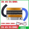3S 4S 5S 130A 200A 300A Liion LifePo4 Lithium Battery Protection Board Balance High Current Inverter BMS Motorcycle car start