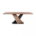 รูปย่อ INDEX LIVING MALL ชุดโต๊ะอาหาร รุ่นวัลดัส+บอร์น ขนาด 195 ซม. โต๊ะ 1 + เก้าอี้ 4  สีธรรมชาติดำ รูปที่3