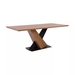 รูปย่อ INDEX LIVING MALL ชุดโต๊ะอาหาร รุ่นวัลดัส+บอร์น ขนาด 195 ซม. โต๊ะ 1 + เก้าอี้ 4  สีธรรมชาติดำ รูปที่2