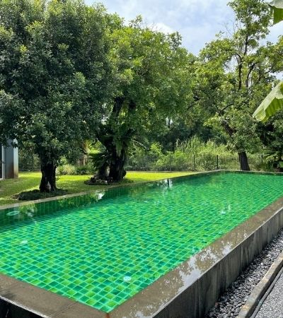 Pool Villa @วงแหวนรอบสอง ติดลำน้ำแม่คาว ตกแต่งสไตล์ Old English สระว่ายน้ำระบบเกลือใหญ่มาก รูปที่ 1