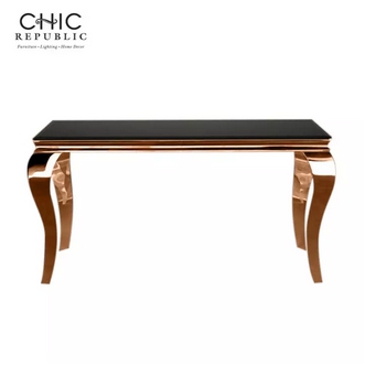 ลดพิเศษสุดๆ CHIC REPUBLIC SANTIAGORG140โต๊ะคอนโซล  สี ดำโรสโกลด์ ราคาถูก โปรโมชั่นพิเศษ ลดวันนี้วันเดียว โต๊ะ โต๊ะทำงาน โต๊ะคอม โต๊ะพับ รูปที่ 1