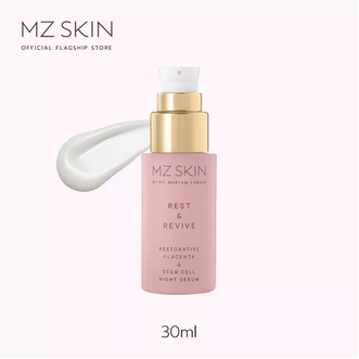 Best Seller MZ Skin Rest & Revive Restorative Placenta & Stem Cell Night Serum 30ml เซรั่ม ต่อต้านริ้วรอย รูปที่ 1