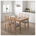 รูปย่อ Best Deal !! Table and 4 chairs oak Orrsta light grey 120180 cm รูปที่3