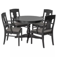 Best Deal !! Table and 4 chairs black 100155 cm