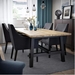 รูปย่อ Best Deal !! Table and 4 chairs acacia black Sporda dark grey 235x100 cm รูปที่2