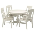 Best Deal !! Table and 4 chairs white 110155 cm