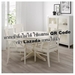 รูปย่อ Best Deal !! Table and 4 chairs white 110155 cm รูปที่4