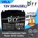 รูปย่อ TinyShop42 แบตเตอรี่แห้ง PRR Battery 12V20AhGEL แบต12V20Ah แบตเตอรี่สำรองไฟUPS โซล่าเซล รถไฟฟ้า ไฟฉุกเฉิน จักรยานไฟฟ้า COD บริการเก็บเงินปลายทาง รูปที่4