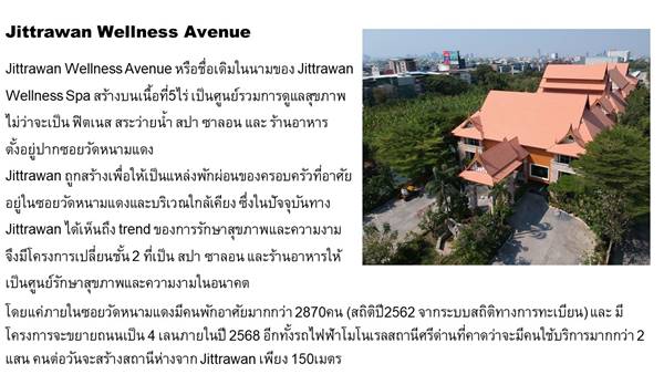 แบ่งที่ให้เช่า ในโครงการ จิตราวรรณ เวลล์เนส อเวนิว บางพลี สมุทรปราการ ย่านชุมชนหมู่บ้านหรูหนาแน่น รูปที่ 3