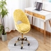 รูปย่อ Rotating Office Chair Egg Shaped Modern and Simple with Runners Stainless Steel Runners can Be Placed in the Living Room รูปที่3