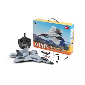 เครื่องบินบังคับวิทยุWLtoys A180 F22A RAPTOR3CH 3D6Gมอเตอร์บัตรเลทระบบไฟฟ้าแบตเตอรี่ชาร์ทอุปกรณ์พร้อมเล่น รูปที่ 1