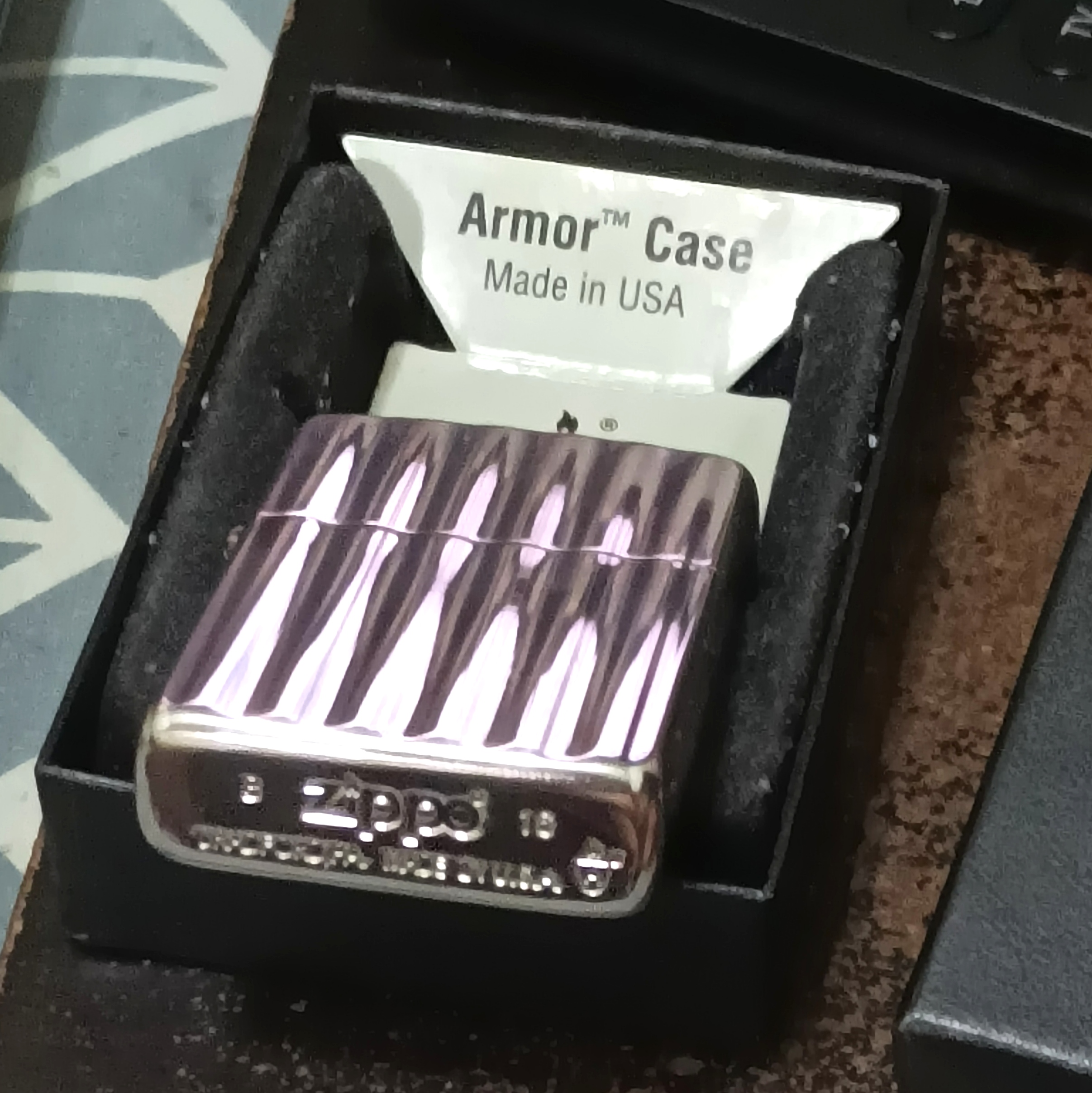 ZIPPO armor case japan รูปที่ 4
