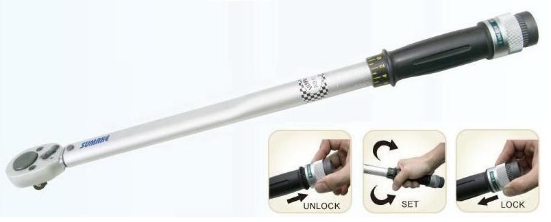 ประแจแบบตั้งค่าแรงบิด (Click Torque Wrench) รูปที่ 1