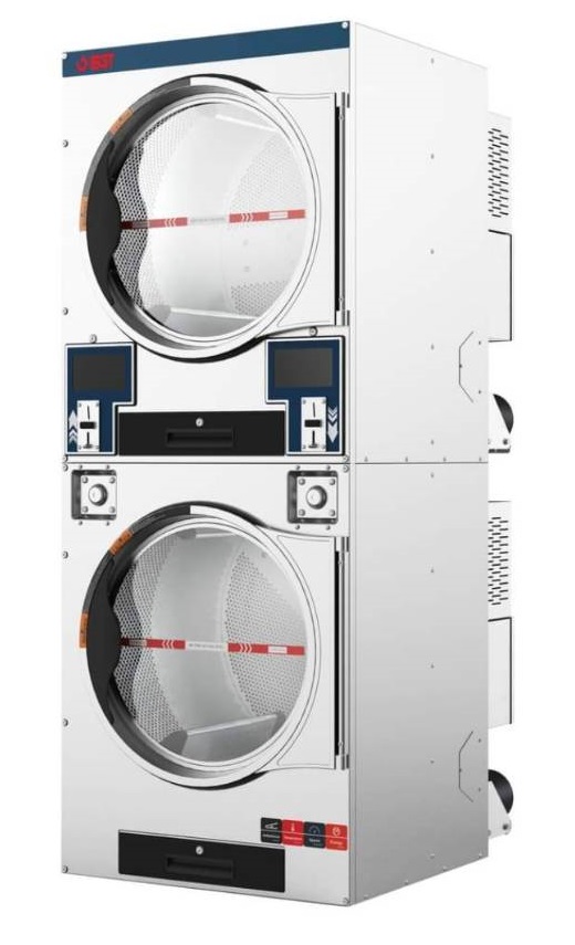 เครื่องอบผ้าหยอดเหรียญอุตสาหกรรม BGT รุ่น SDD15 แบบ 2 ชั้น รูปที่ 2