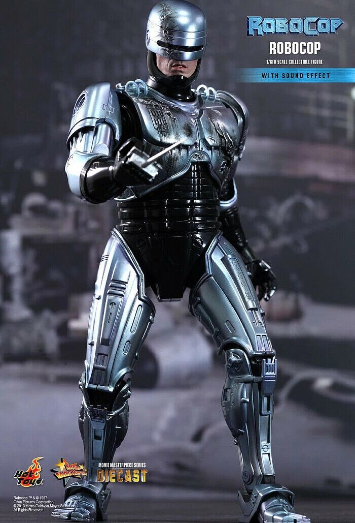 HOT TOYS RoboCop Diecast MMS202D04 โมเดลตำรวจเหล็กโรโบคอป หนังดังยุค80-90 ของใหม่ของแท้ รูปที่ 4