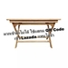 รูปย่อ Solid folding table for indoor  outdoor in 100 teak wood 120x70x75 cm. Max load 80 kg. Natural wood color รูปที่4
